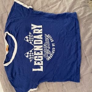 Girls cropped graphic tee